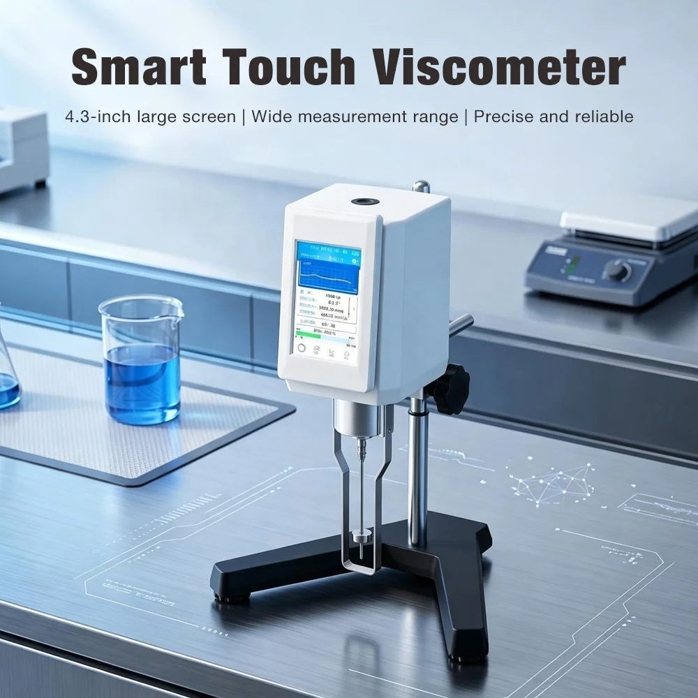 Wholesale Laboratory Viscometer Digital Viscosity Meter Cosmetic Rotational Viscosity Tester Oil Ink Rotary Viscometer for Lab