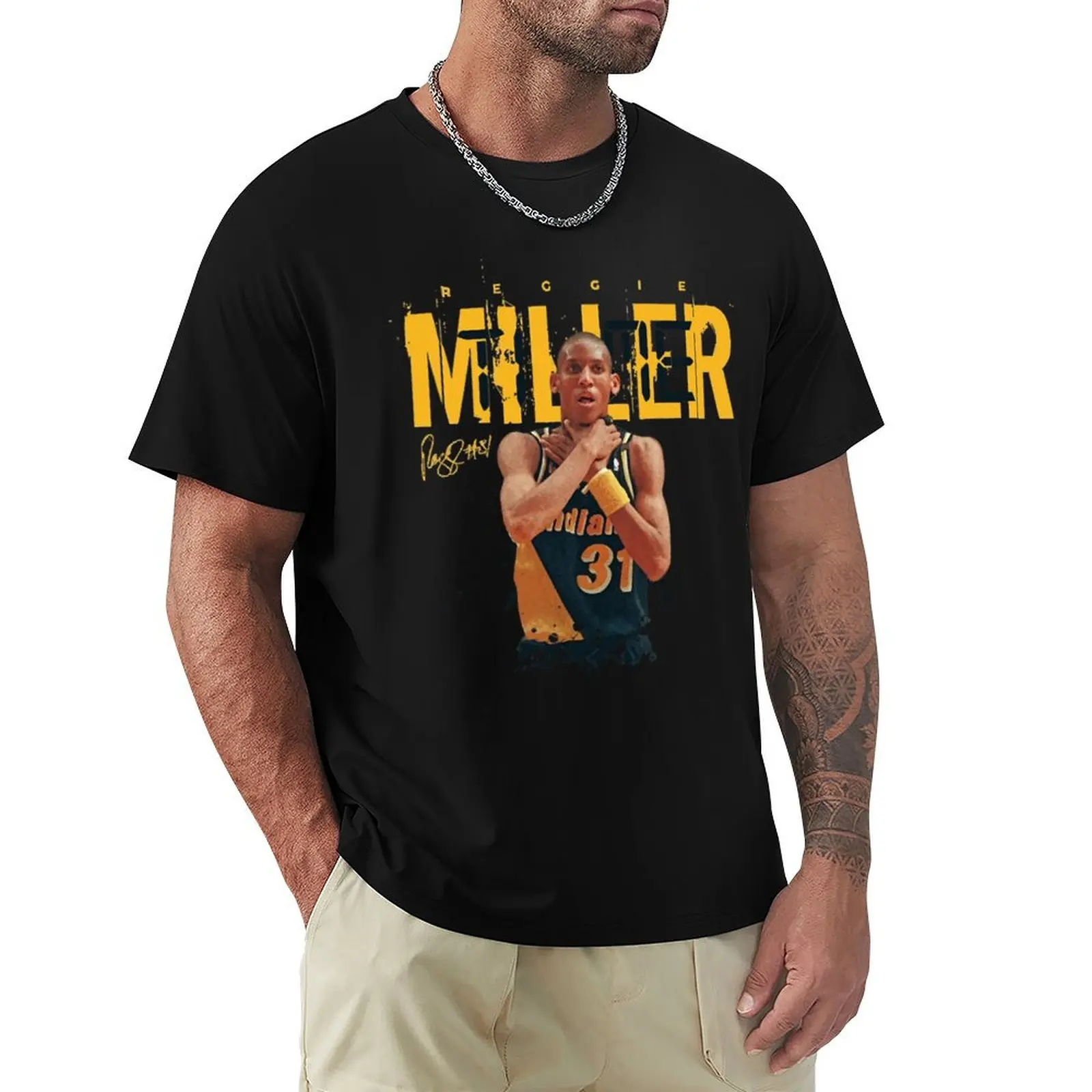 Réggíé Míllér Tímé T-Shirt Heavy Duty Casual Work Tee