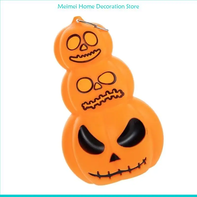 

H7BF Halloween Pumpkin Statue Energy Saving Lamp LED Light Home and Garden Decoration