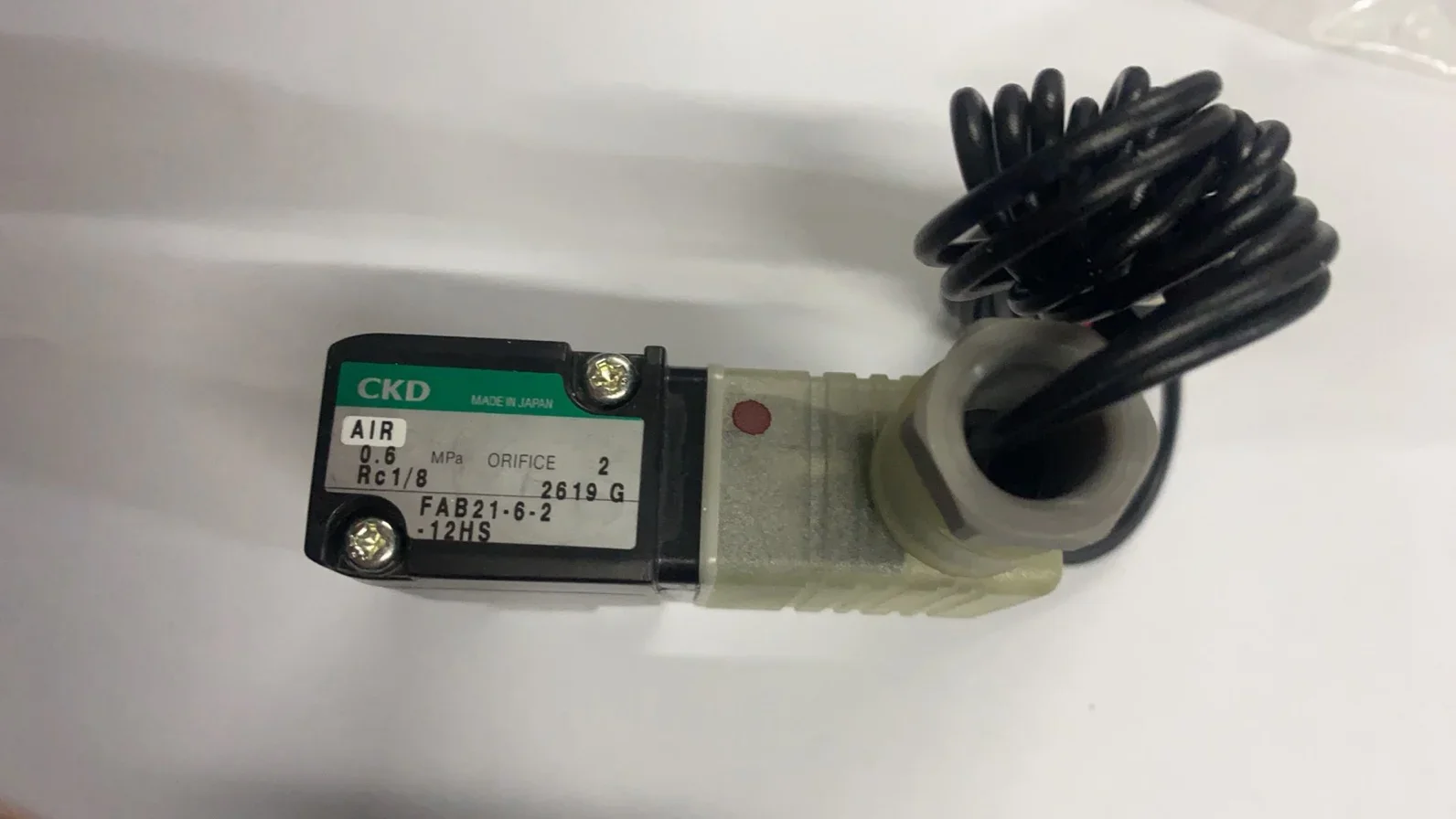 

Japan CKD solenoid valve FAB21-6-2-12HS-3 DC24V