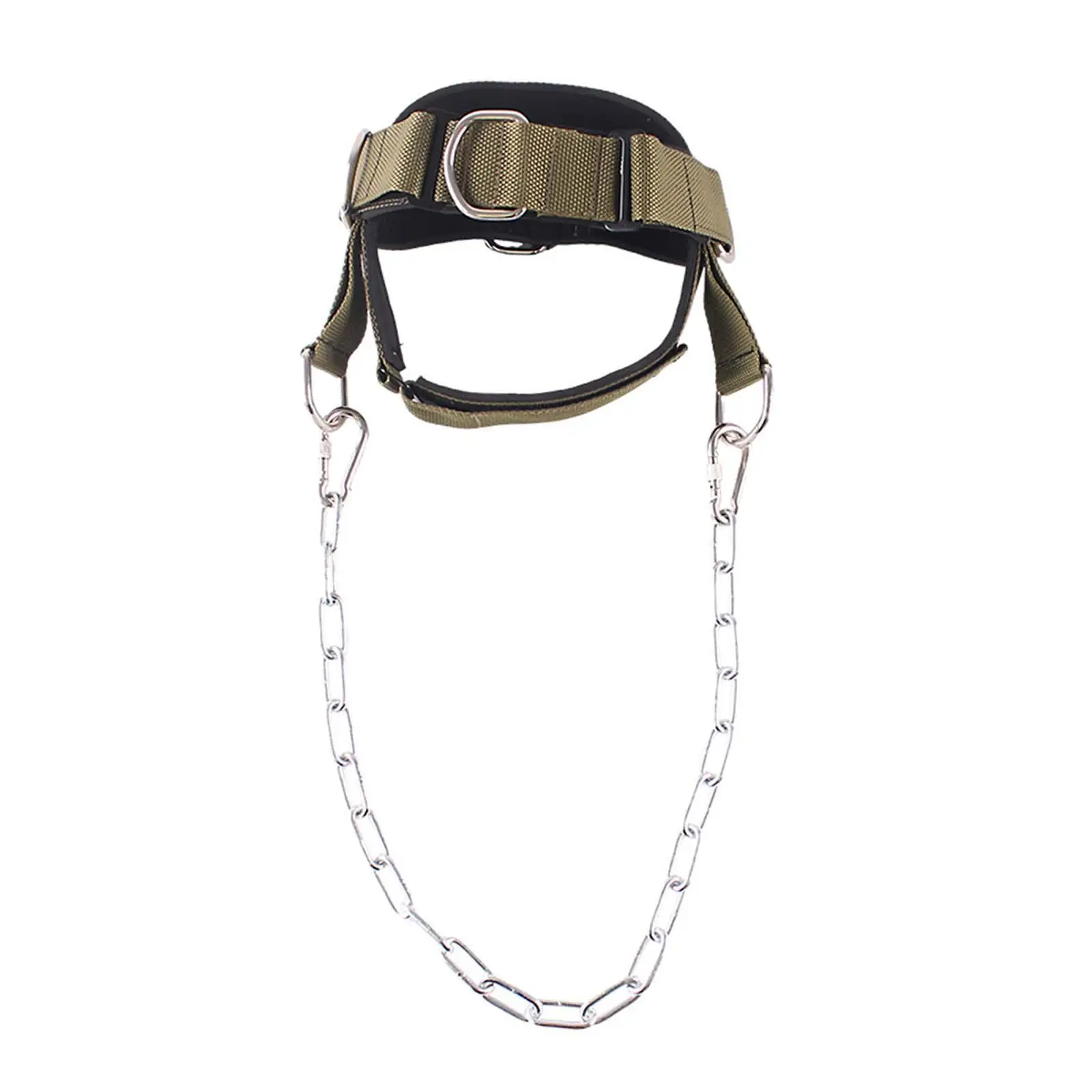 Head Neck Harness Chain Strap Home with Metal Loop Bodybuilding Accessories