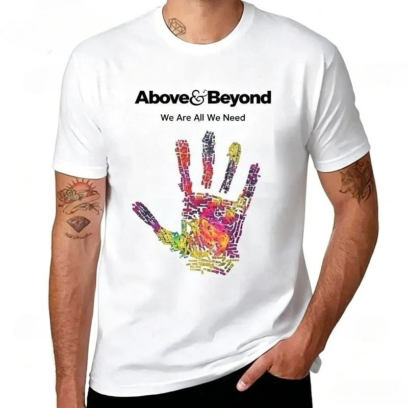 Above & Beyond We Are All We Need T Shirt EDM Music Graphic Tee For Electronic Dance Music Fans  t shirts for men one piece
