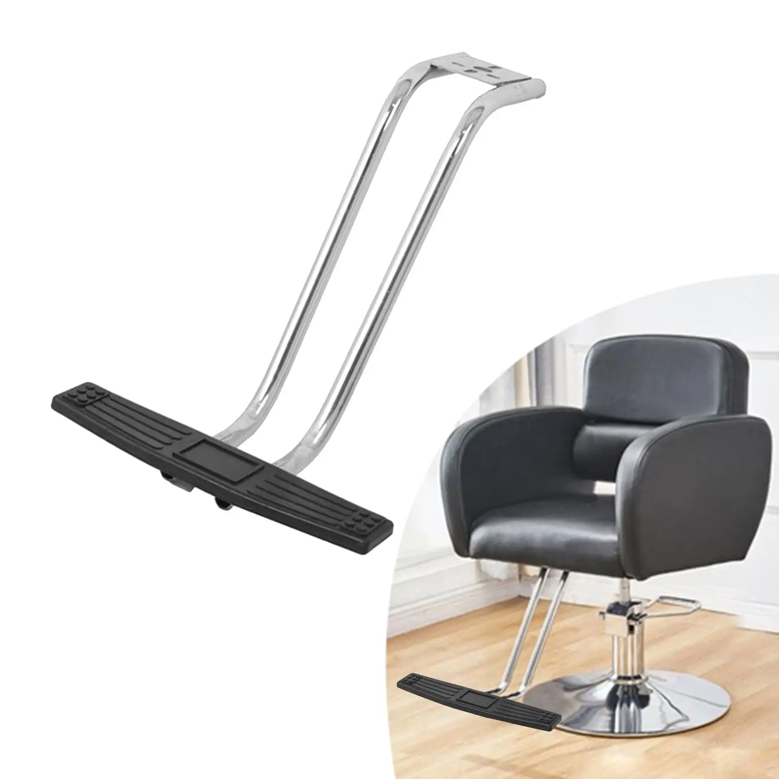 Salon Chair Pedal Foot Rest Fitting Salon Swivel Chair Hardware Spare Parts