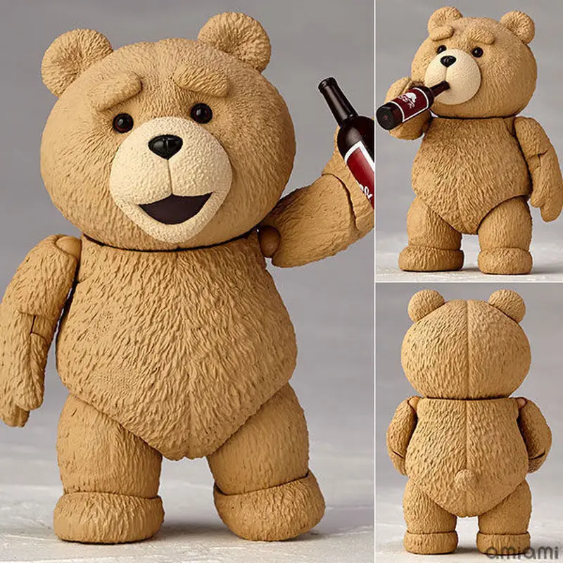 New 2024 Detachable Ted Bear Dolls Ornament Ted 2 Figure Pvc Statue Model Collection Decoration Toys Children'S Holiday Gifts