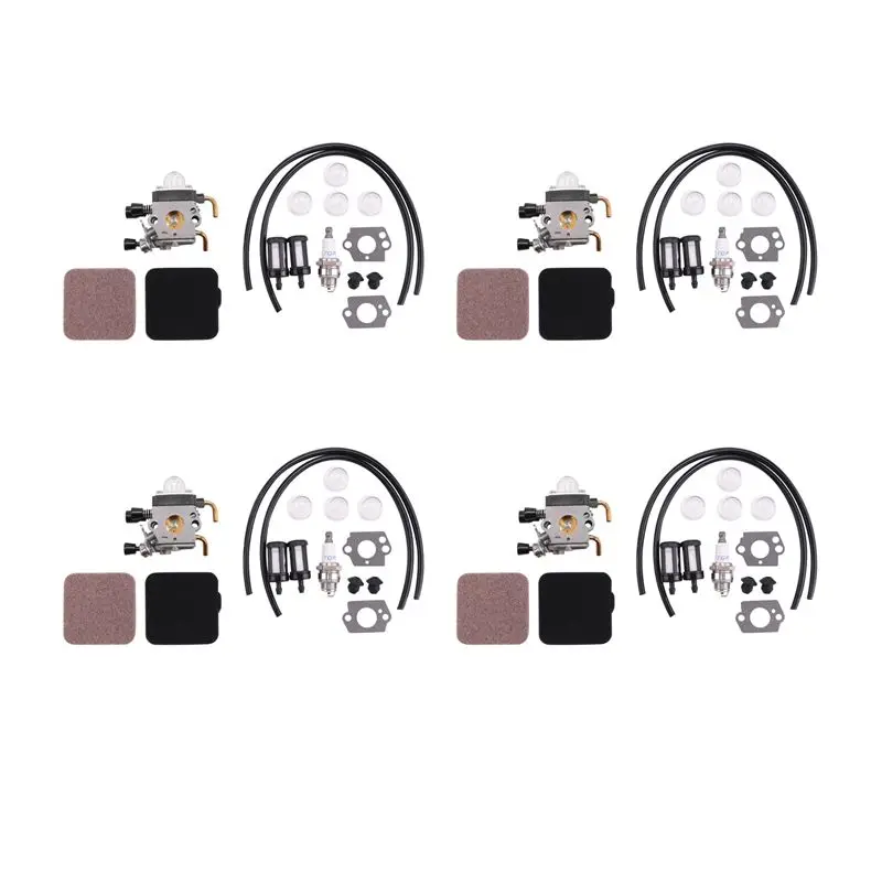 Exquisite-4X FS85 FS80 Carburetor For FS75 FS80R FS85 FS85R FS85T FS85RX String Trimmer Weedeater C1Q-S97 Carb Air Filter