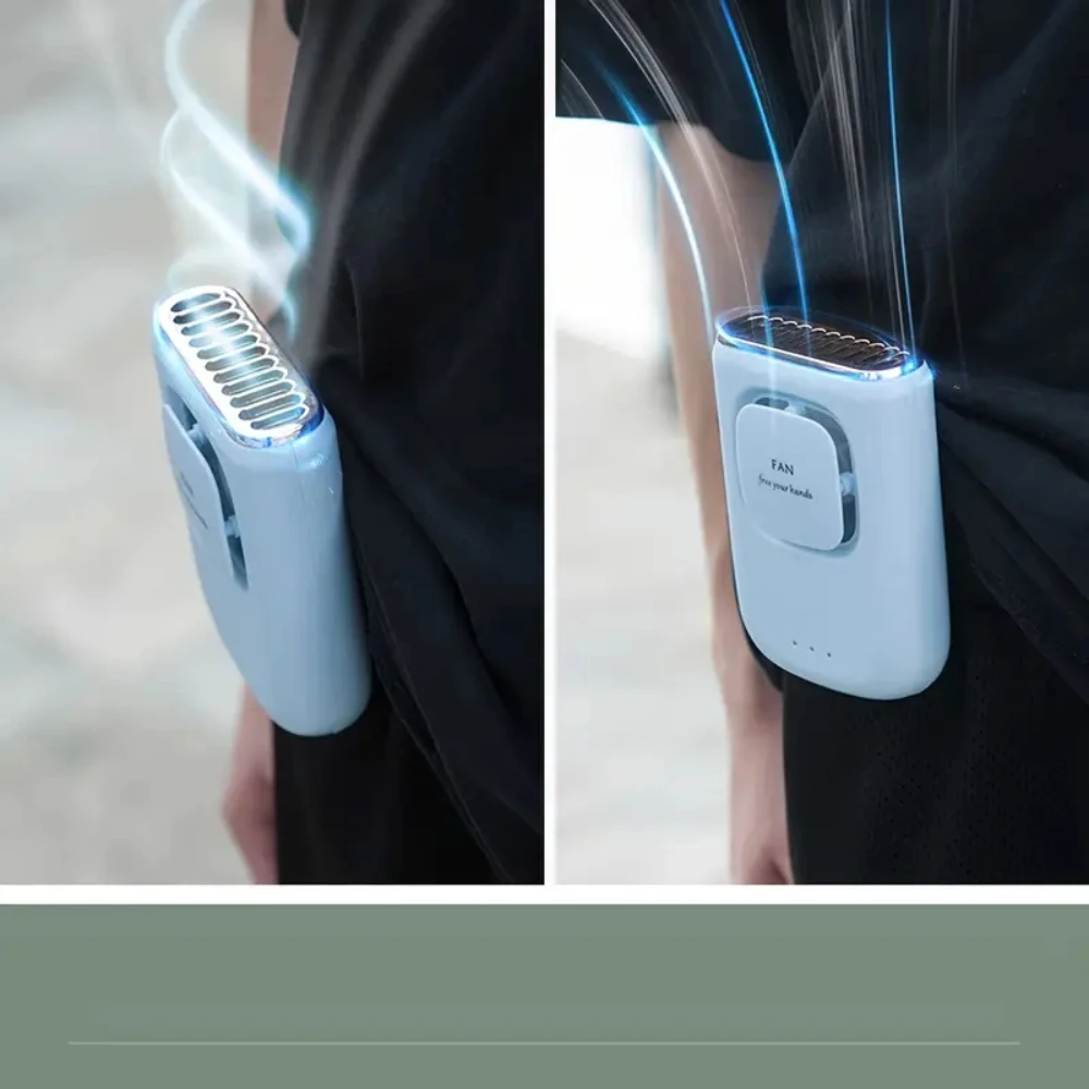 Ventilatore da collo compatto alimentato tramite USB, dispositivo di raffreddamento personale ricaricabile per avventure all'aria aperta, campeggio, escursionismo e viaggi - Stay Co
