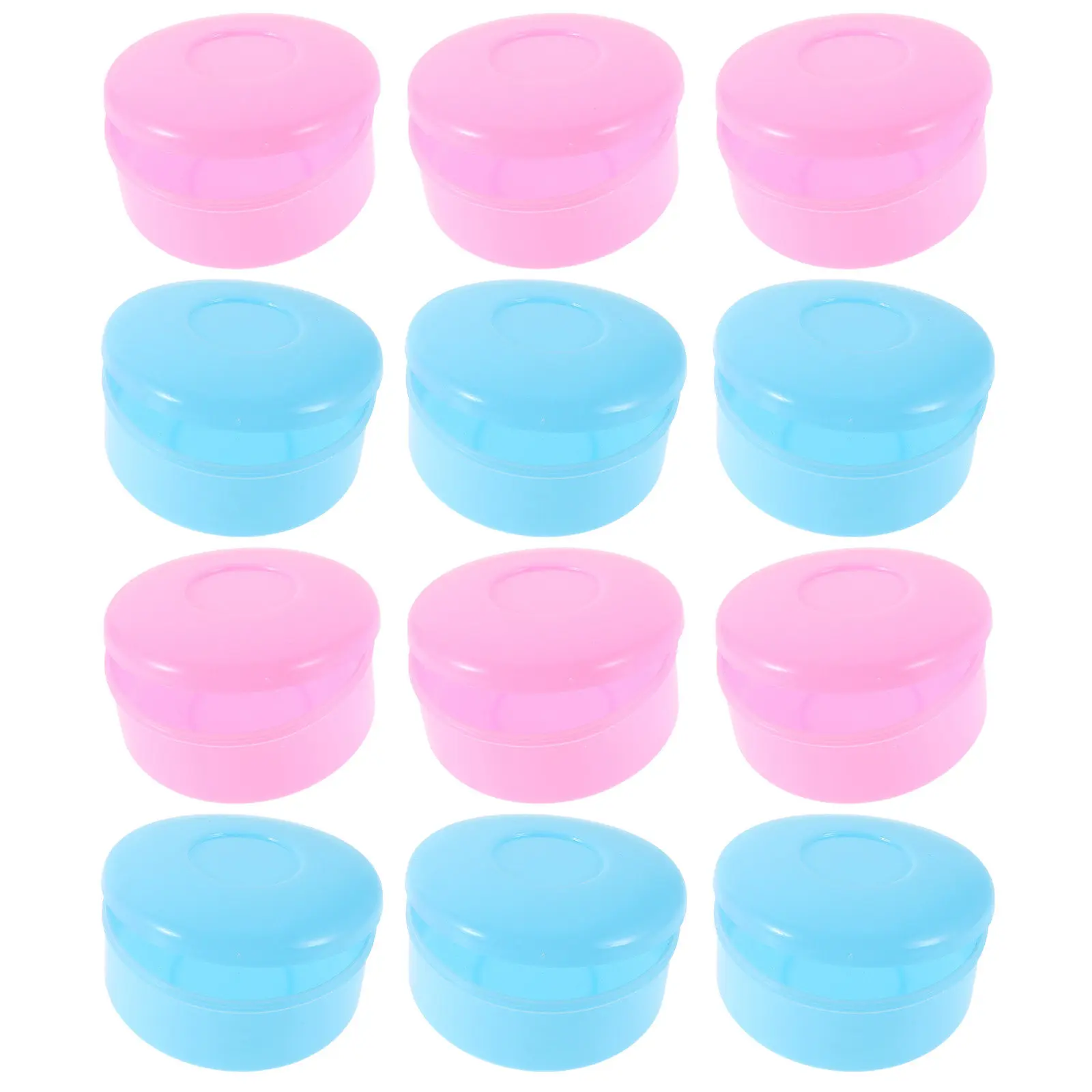 

Набор из 6 пар пластиковых контейнеров для хранения фигур для игры в Го, легкий портативный игровой бокс для домашнего и школьного использования