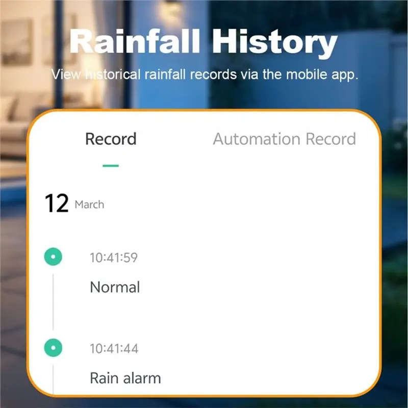 [NEW!A25P】 2Pcs Tuya Zigbee 3.0 Rain Sensor IPX4 Waterproof Rain Detector High Sensitivity Alert For Google Home Alexa
