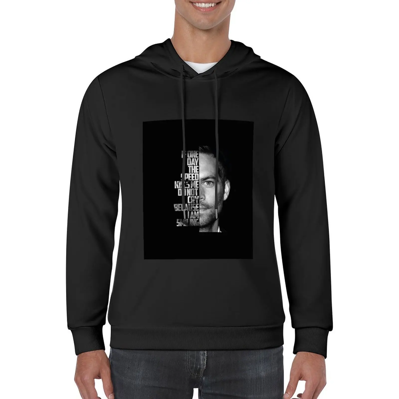 New Remembering Paul Walker: Iconic Silhouette Tribute T-Shirt Pullover Hoodie male clothes autumn jacket men big size hoodie