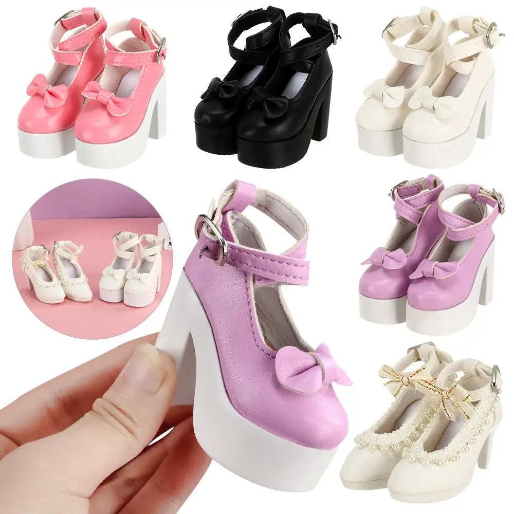 New 7.8CM Doll Wearing 1/3 5 Styles Differents Color Fabric Shoes 60cm Doll Boots Play House Accessories