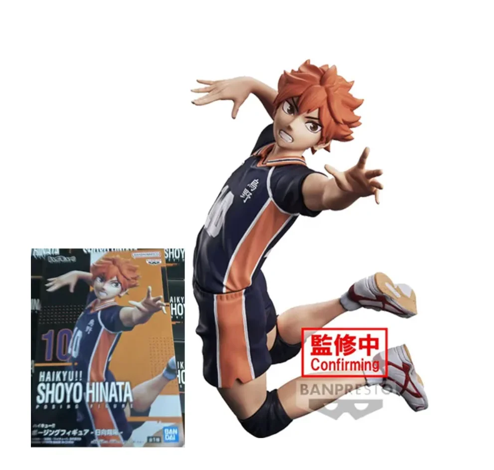 BANDAI asli Haikyuu!! Tokoh aksi mainan Shoyo Hinata Tobio Kageyama figur aksi untuk hadiah anak-anak anak laki-laki anak perempuan