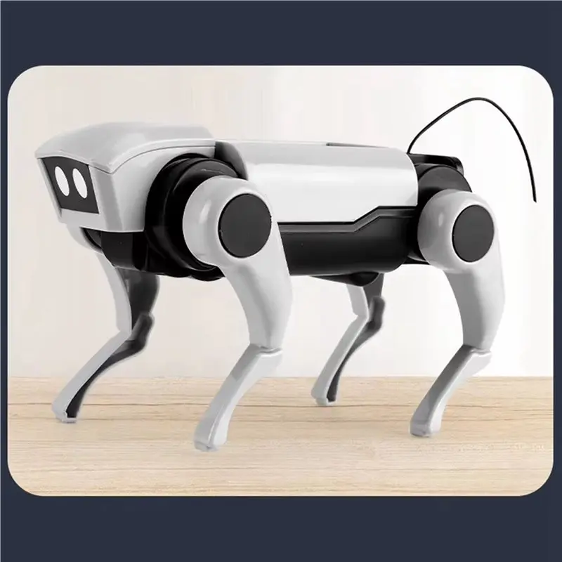 A52T 2X радиоуправляемый робот, механическая собака, детский пульт дистанционного управления, обучение науки, DIY электрический сборочный набор для мальчиков, подарок для детей