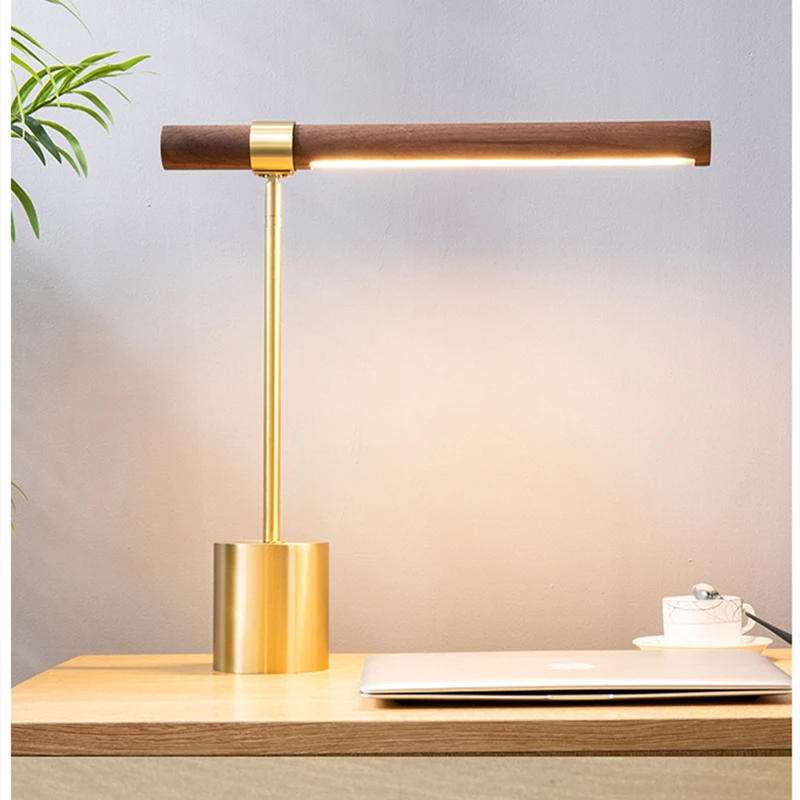 Italy Designer Table Lamp Modern Led Night Table Lamps For Living Room Bedroom Study Desk Decor Lights Home Wood Bedside Lamp