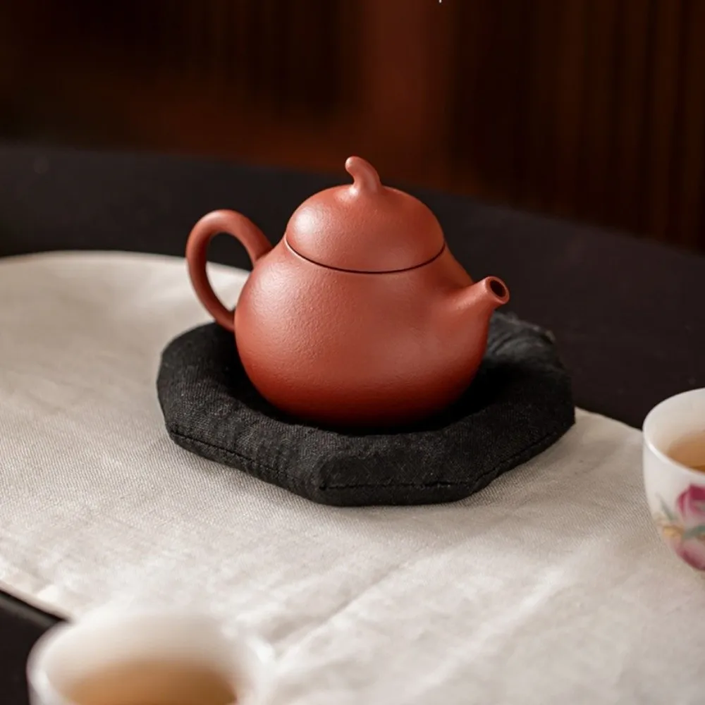 New Octagonal Shape Pot Bearing Holder Handmade Traditional Teapots Base Minimalist Tea Tray Coasters Home Decoration
