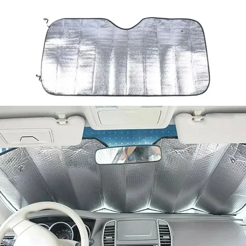Protetor Solar para Para-brisa Frontal do Carro, Cobertura de Verão, Protetor UV, Sombrinha, Acessórios para Interior de Carros