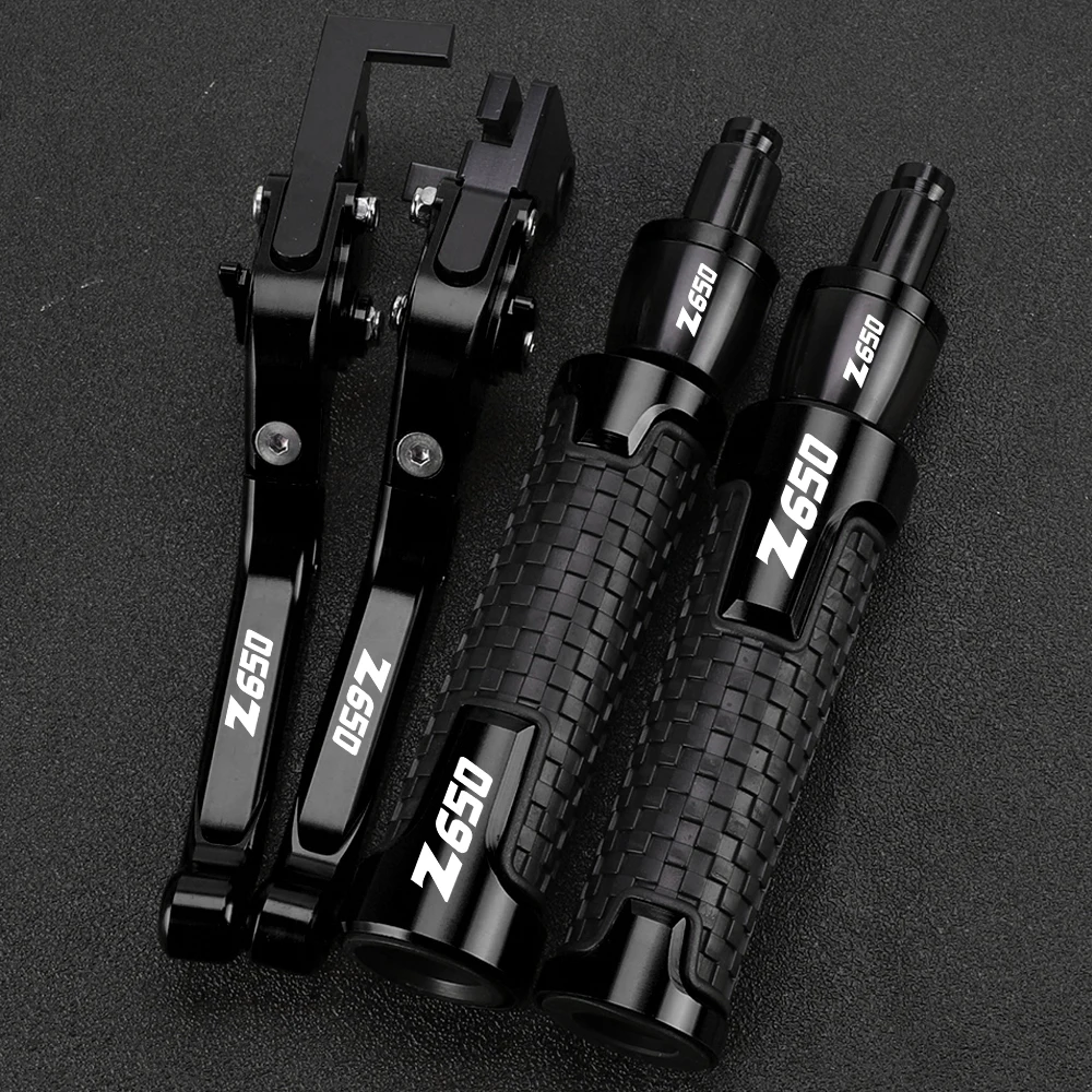 

Motorcycle CNC Extendable Folding Brake & Clutch Levers 7/8"22MM Handlebar Grips Ends For KAWASAKI Z650 2016 2017 2018 2019 2020