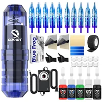 Nueva máquina de tatuaje, Kit de tatuaje para principiantes, bolígrafo de tatuaje permanente con aguja para tatuaje, tinta para tatuaje, accesorios para tatuaje, suministros para tatuaje
