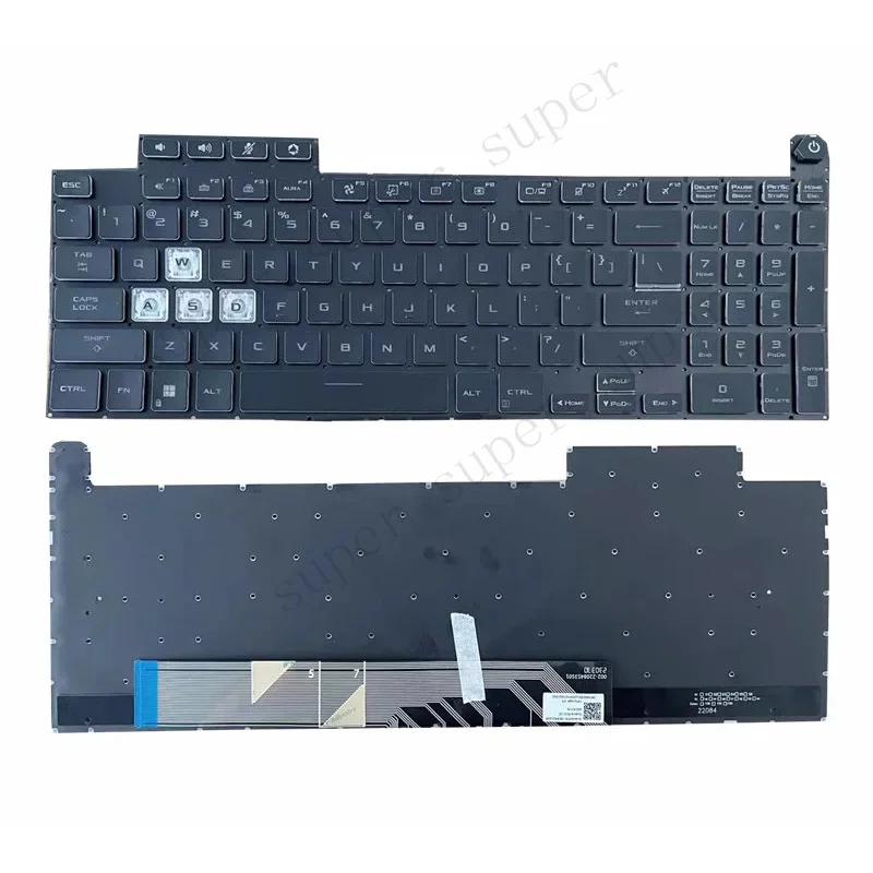 New for Asus TUF Gaming F15 FX517 FX517ZC FX517ZE FX517ZM FX517Z US Backlit Keyboard