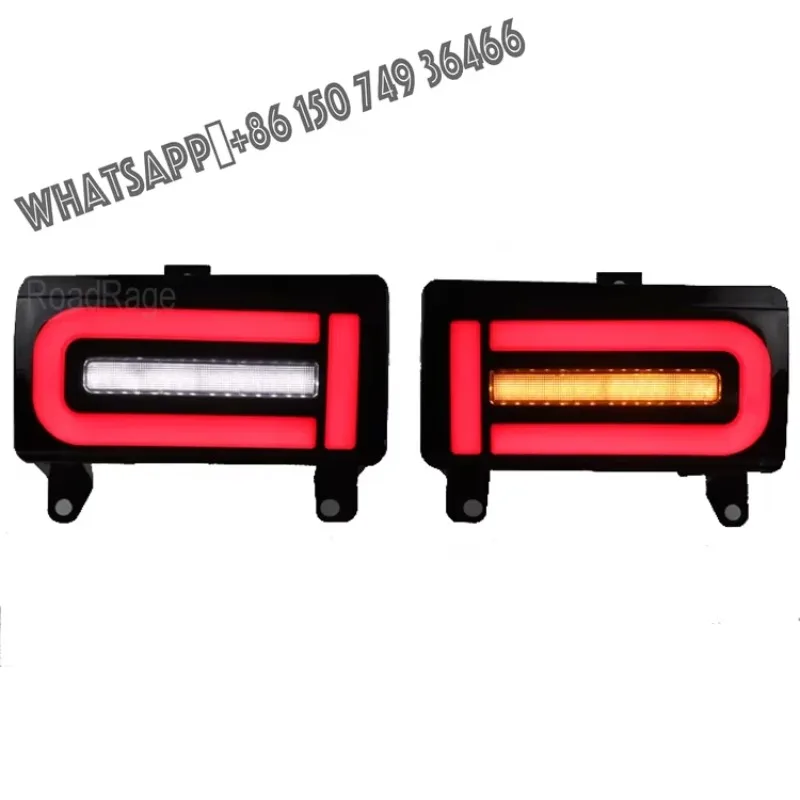 Car LED Rear Bumper Light Reflector Tail Light Fog Lamp Stop Brake Light for Toyota Fj Cruiser 2007-2019 2020 2021 2022