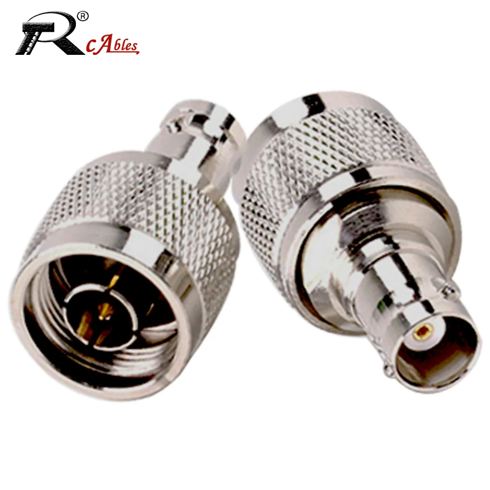 

1PC BNC Female BNC Male Connector Q9 BNC To N Male RF Coaxial Adapter Test Kit Copper Brass for CB Radio/Extension Cable