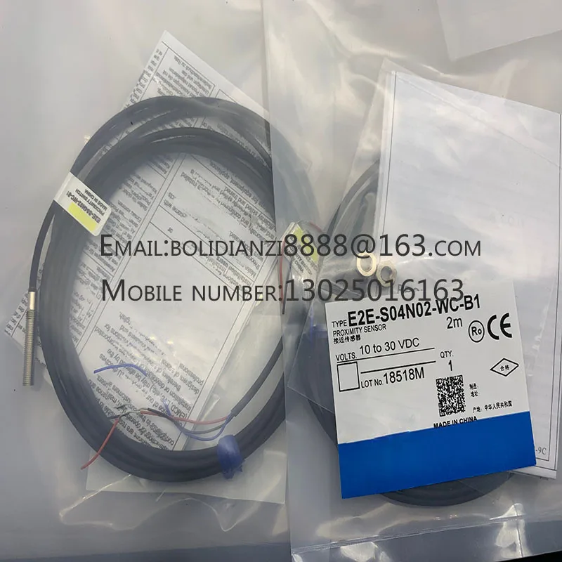 

New proximity switch sensor E2E-S04N02-CJ-C1/C2 E2E-S04N02-CJ-B1/B2 0.3M In stock