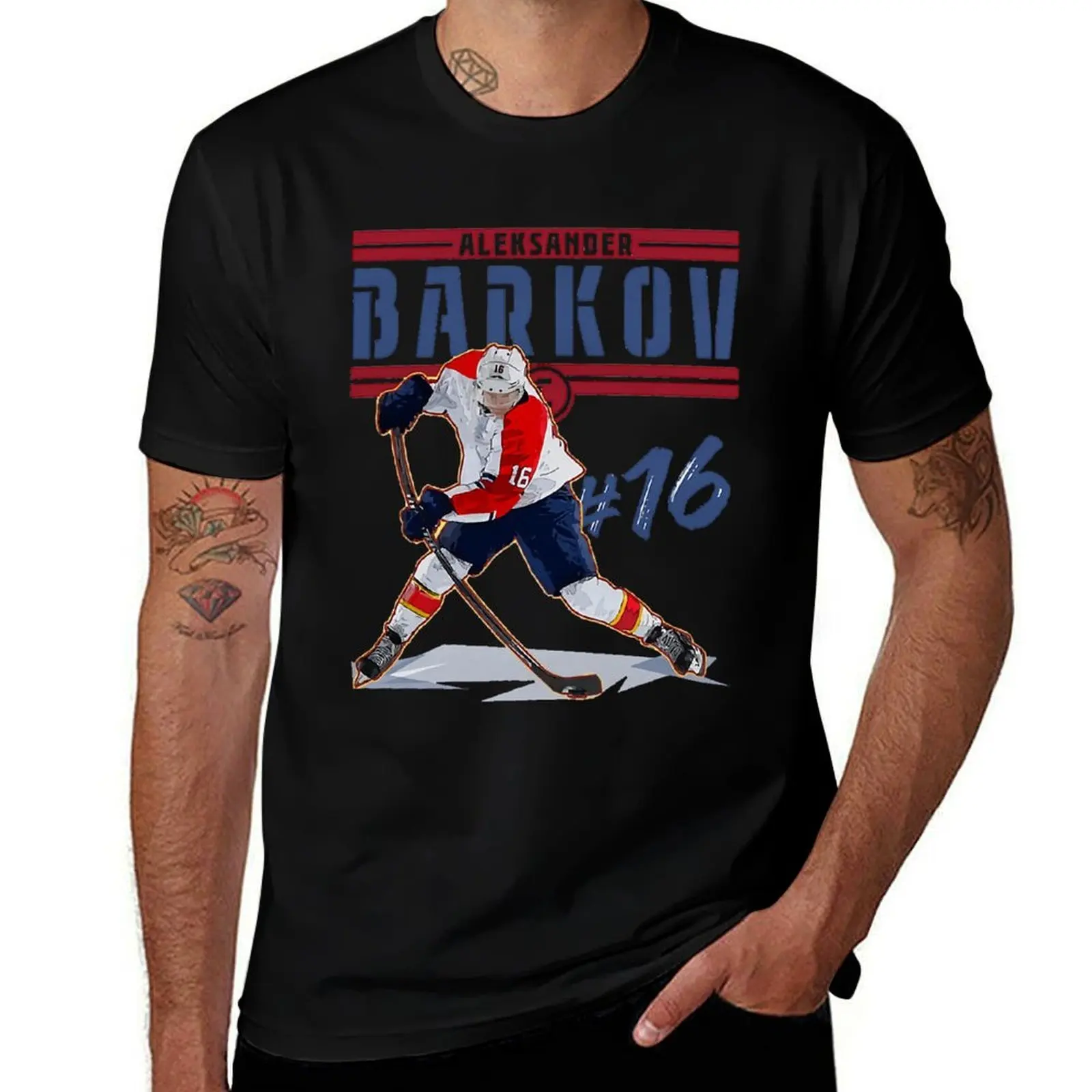 

aleksander barkov play T-Shirt t shirts for man cotton cotton tshirt 100% t shirts designer T-shirt