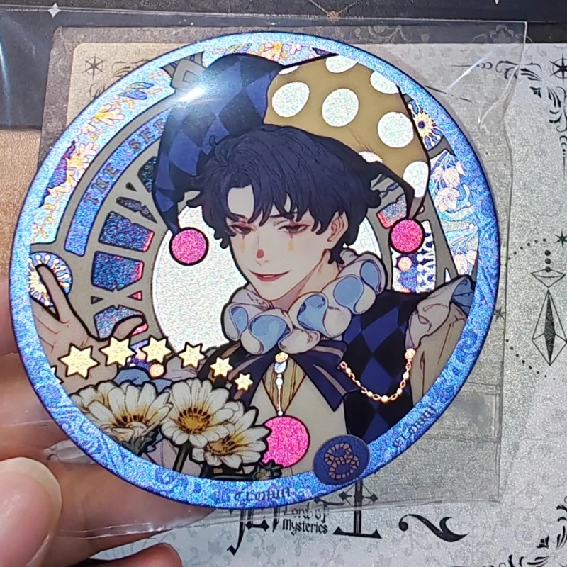 

Подлинный Lord Of Mysteries Anime Merch Klein Moretti From Path 9-Serve To Path 0 The Fool, двойной значок со вспышкой, игрушка в подарок