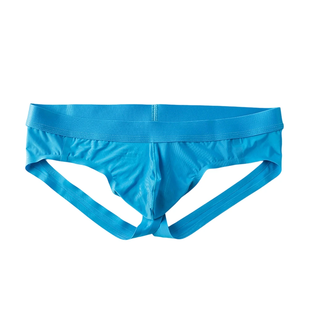 Men Seamless Briefs Sports Bikini Gay Bulge Pouch Extreme Men's Panties Very Hot Lingerie Butt-lifting Double Thongs Underwear
