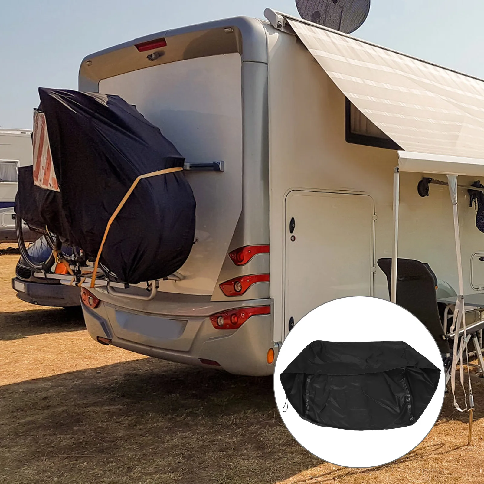 

Heavy Duty Rv Air Conditioner Cover Waterproof Oxford Fabric Ac Protector For Brisk Ii Travel Trailer