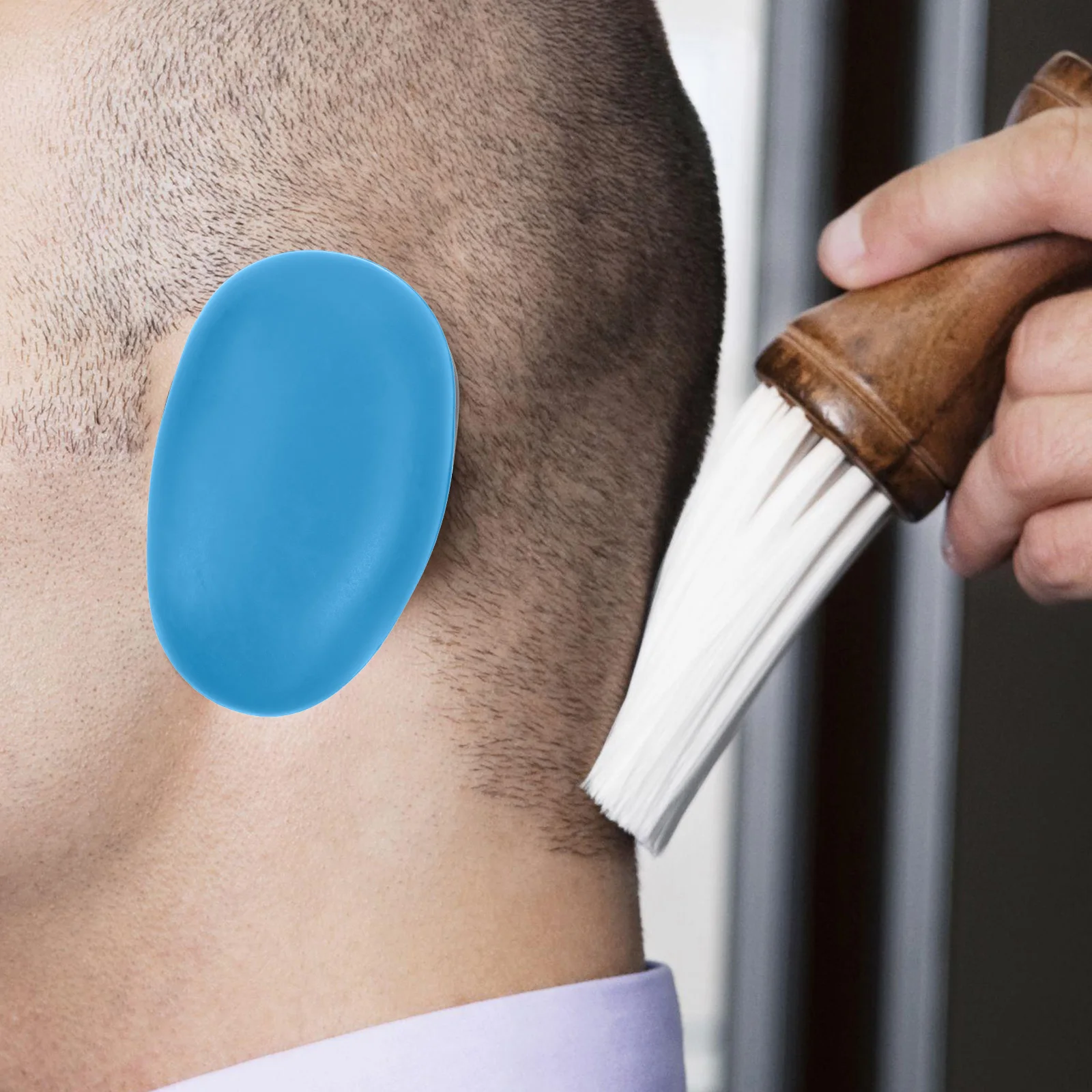 

Hair Dye Covers Silicone Waterproof Protectors For Shower Bath Hairdressing Coloring Treatments Ear Caps For Shower Hair