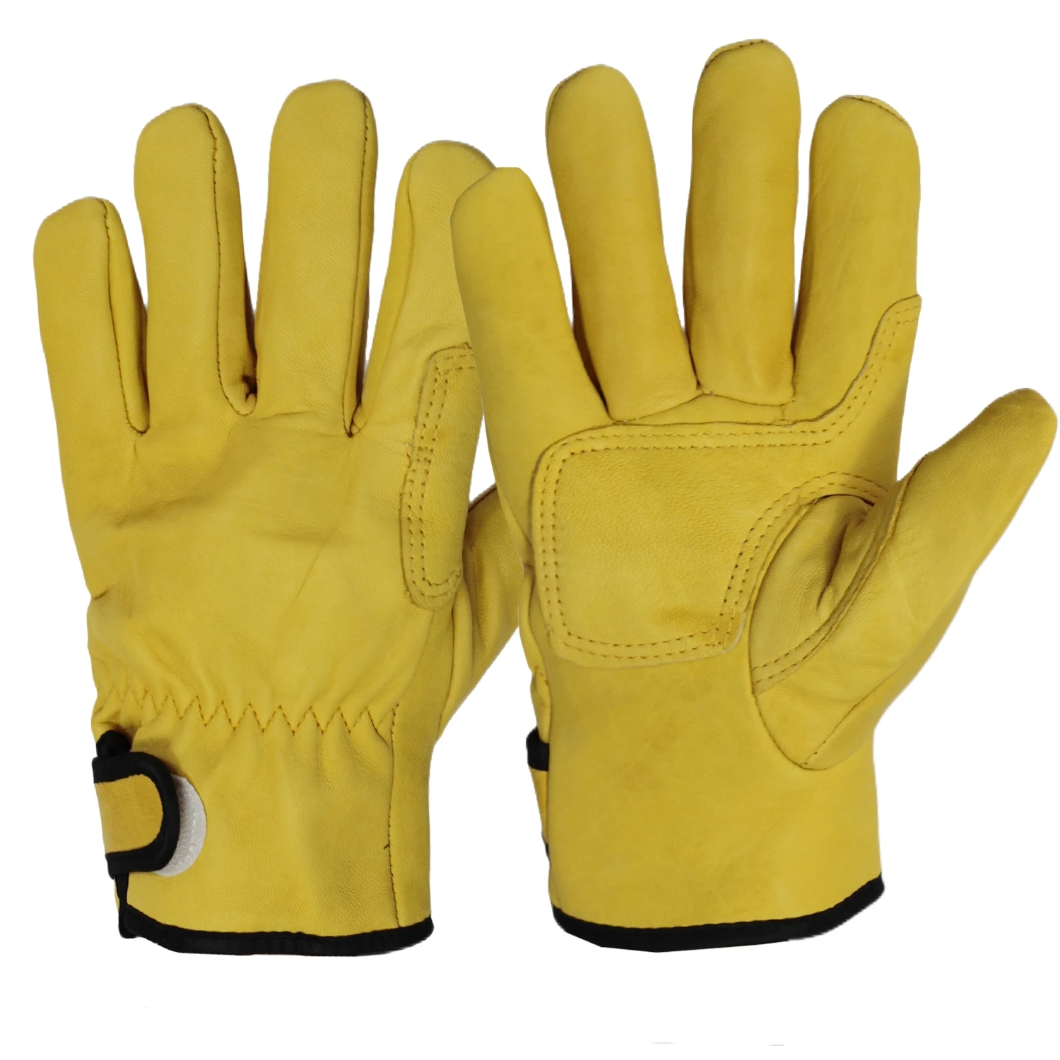 

Industrial Leather Work Gloves Double Palm Working Glove Soft Working Driving Gloves Wholesale