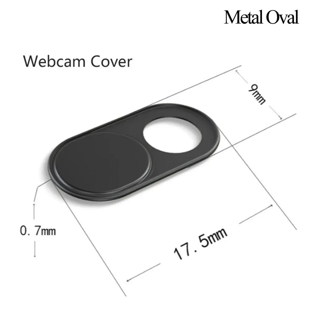 Metal Webcam Cover Camera Magnet Slider Shutter Privacy Protect Sticker for Laptop Tablet Phone Ultra Thin Privacy Sticker
