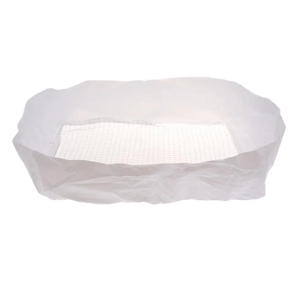 Cat Litter Sifter Bag Grey Nylon Litter Tray Potty for Easy Cleaning Cat Litter Box Mat Accessory