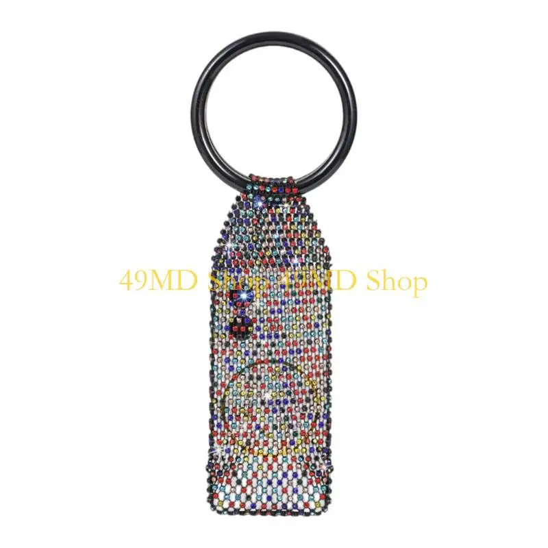 49MD Contemporary Phone Case With Elegant Rhinestones Detail Phone Bag Suitable For Daily And Travel