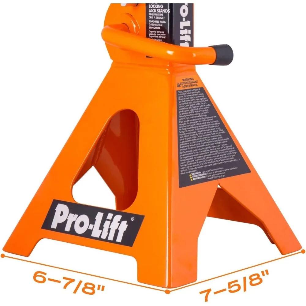 Double Pin Jack Stands with 3-Ton Capacity