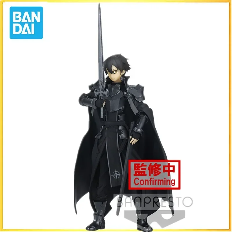 

In stock original Banpresto Sword Art Online Alicization Rising Steel Integrity Knight Kirito PVC Action Figures Toys