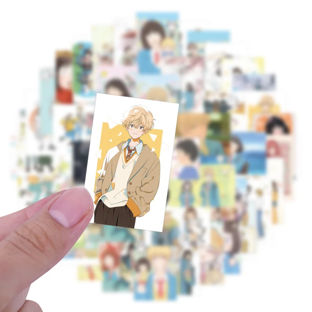 

10/40/80PCS Skip and Loafer Cute Decorative Stickers Funny's Japanese Anime Manga Personalized Creative DIY Glasses Box Guitar