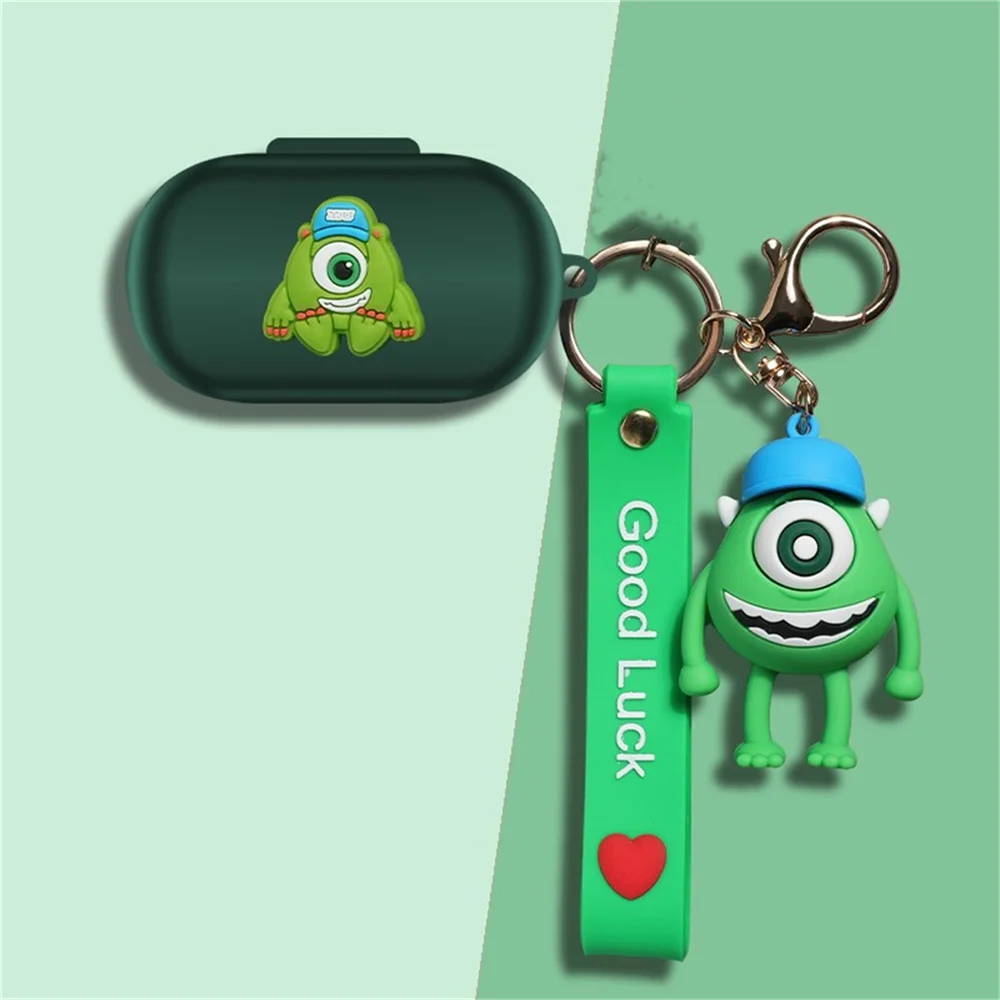 ที่ครอบหูฟังตัวการ์ตูนน่ารักแบบอะนิเมะ lotso นุ่มสำหรับ Huawei freebudes SE หูฟังไร้สายหูฟังเคสพร้อมพวงกุญแจตุ๊กตา