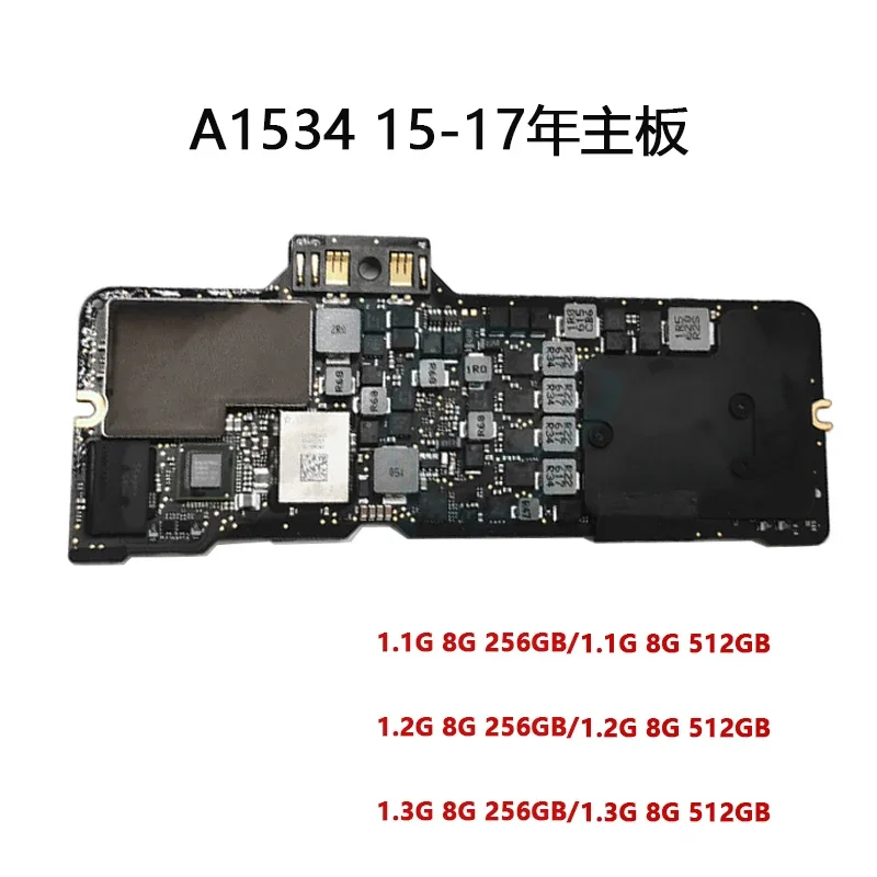 Original A1534 Motherboard for M3 M5 i5 i7 256GB 512GB For Macbook 12