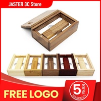 JASTER Wooden / bamboo USB Flash Drive 2.0 4GB 8GB 16GB 32GB 64GB 128GB Pen Driver Pendrive  Memory Creativo Personal LOGO Gifts