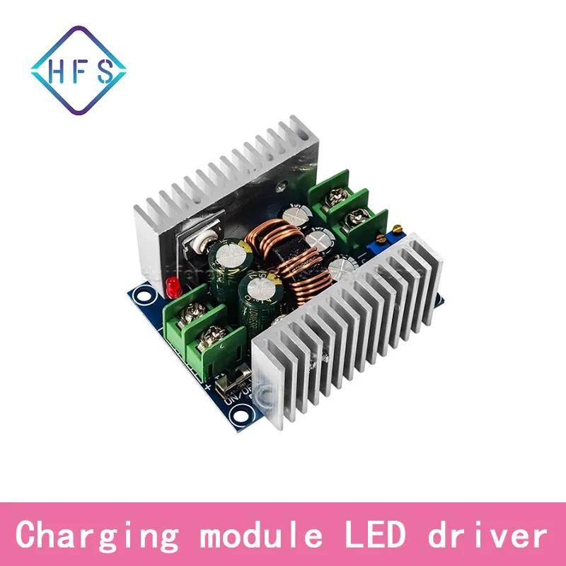 DC-DC 20A 300W Voltage Reduction Constant Voltage Constant Current Adjustable Vehicle Power Supply High-power Charging Module LE