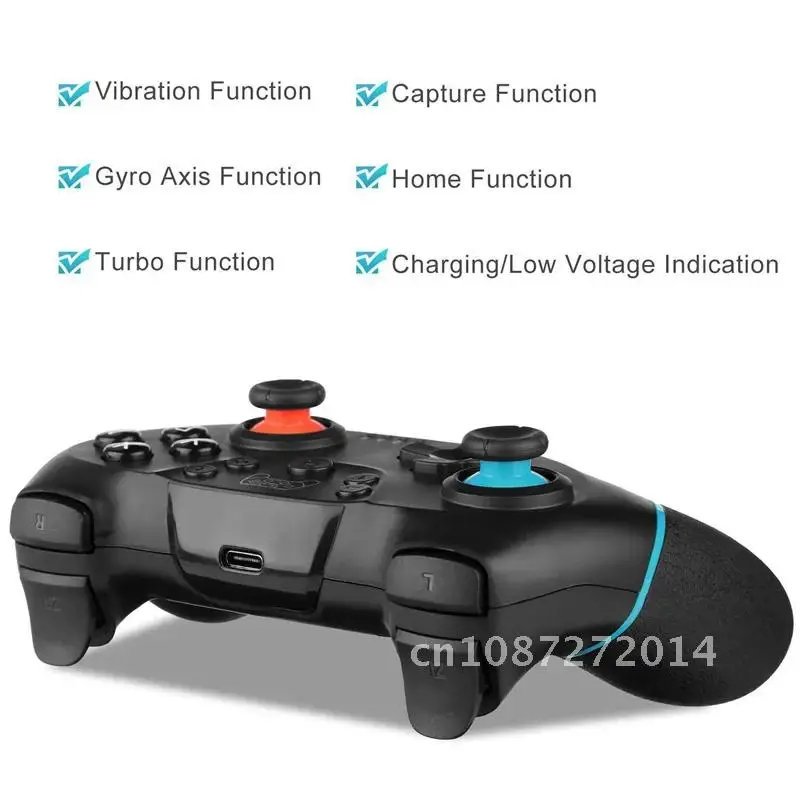 Pro Draadloze Controller Voor Nverto Switch Console Bluetooth-Compatibele Gamepad Joypad Remote Game Joystick Gaming Accessoires