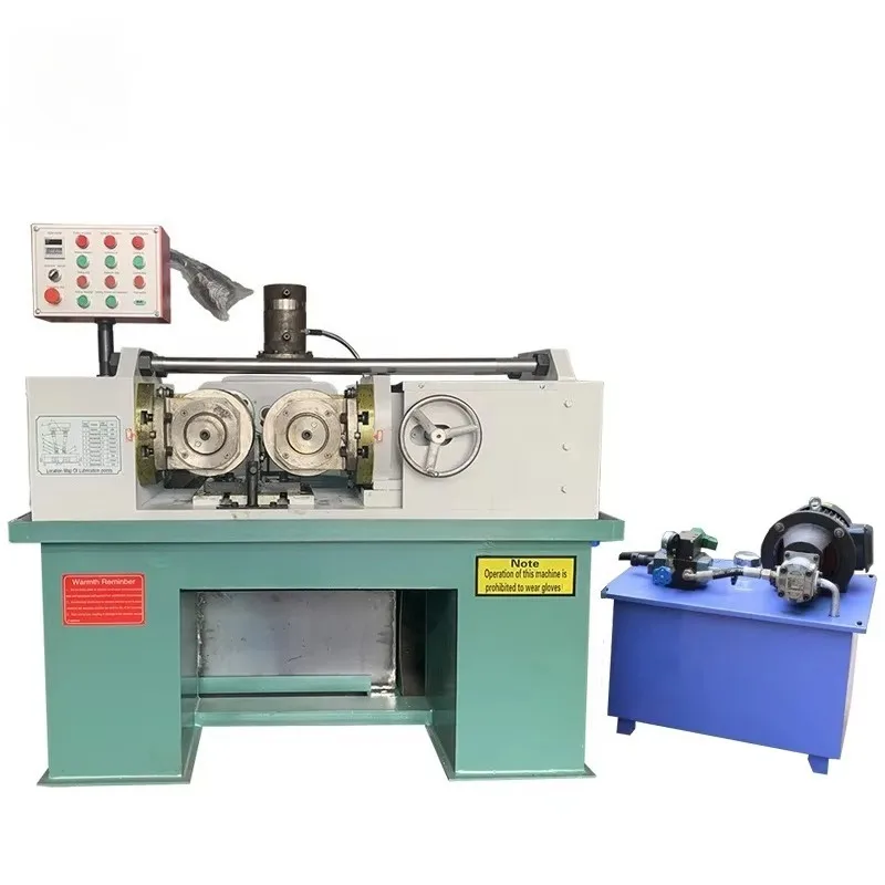 Steel Bar Thread Rolling Machine Automatic Rebar Threading Equipment 3 Phase 380V Heavy Duty Industrial