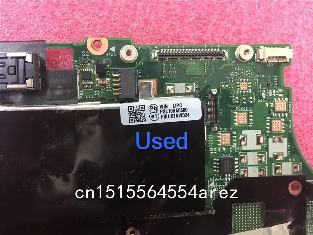 Imagem -02 - Usado Mainboard para Lenovo Thinkpad T460 Placa-mãe i5 I56200u Uma Nm-a581 01aw324