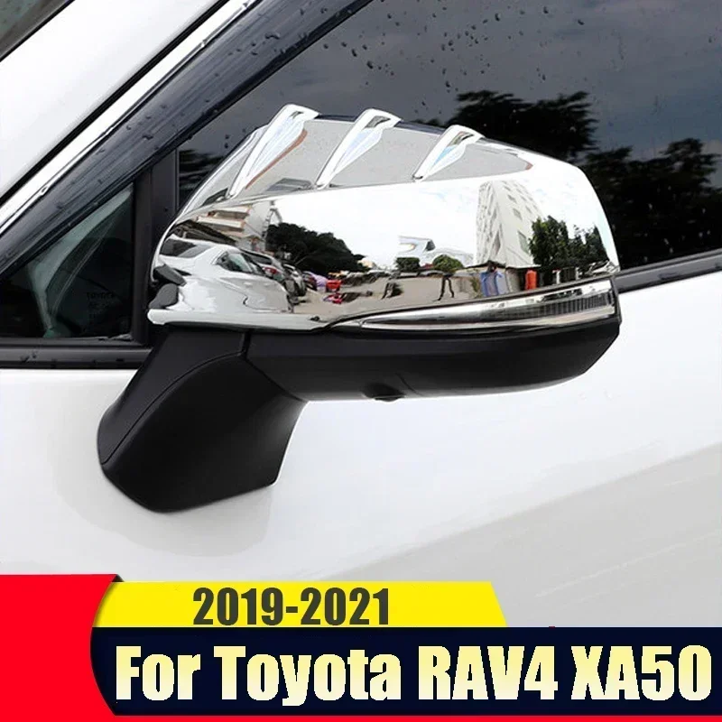 

Для Toyota RAV4 2019 2020 2021 2022 2023 2024 XA50 ABS автомобильное боковое зеркало заднего вида, крышка, накладка на корпус, наклейка, внешние аксессуары