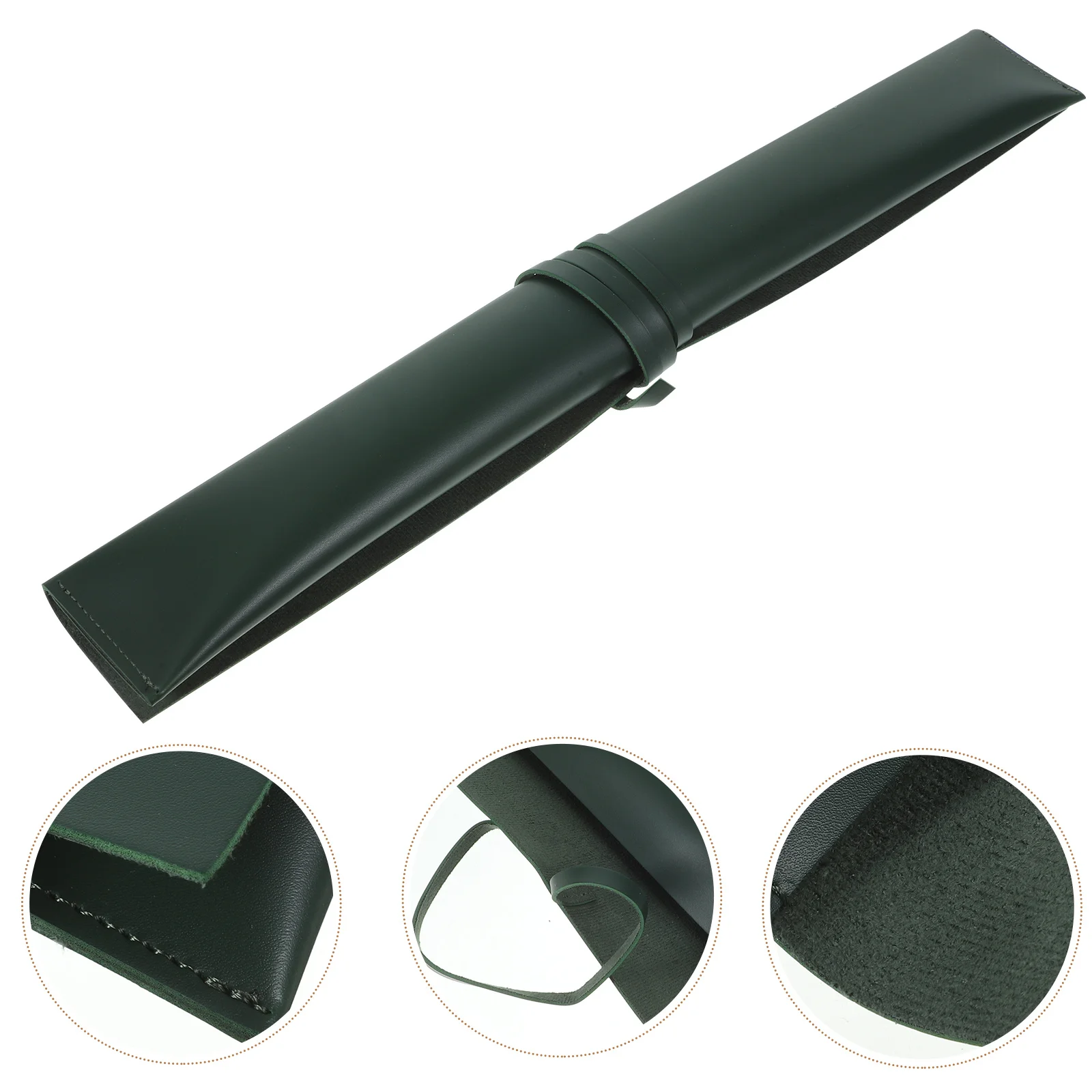 

Drumstick Holder PU Drum Stick Bag Portable Organizer Storage Pouch for Practice Stage Use Carry Case Drumstick Holder