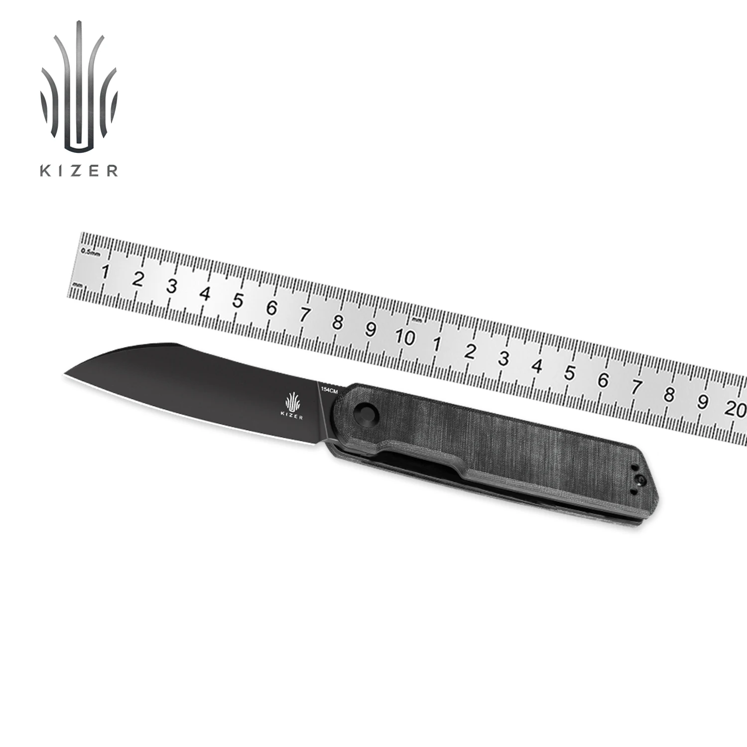 Kizer Folding Pocket Knife Klipper V3580C2 2023 New 154CM Steel Blade High Quality Outdoor Hunting Knife