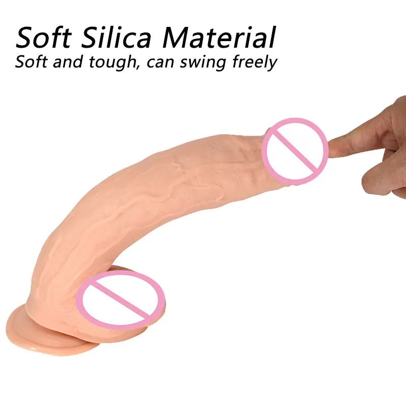 12.2inX2.28in Dildo Realistic Huge Erotic with Suction Cup Sex Toys for Woman Super Huge Dildo Sex Very Big Penis Adult Sex Toys