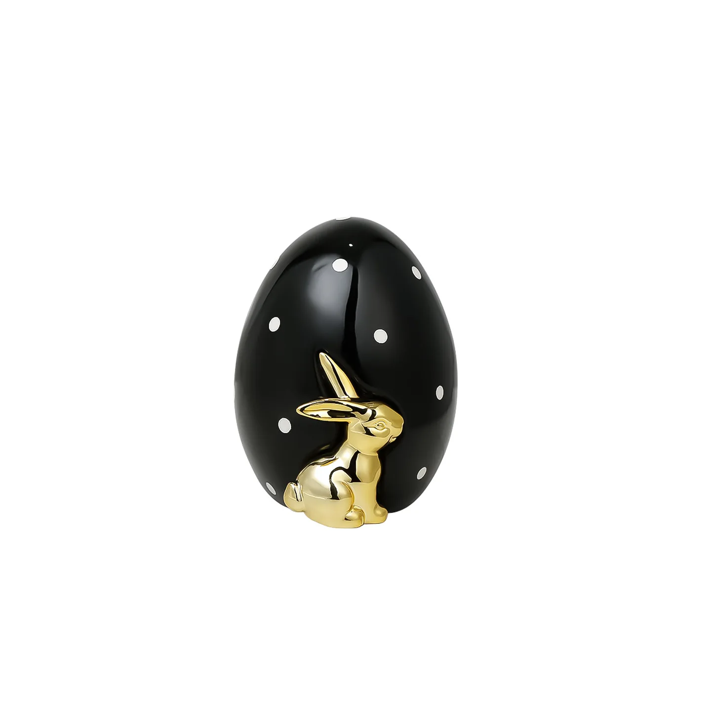 Modern light luxury creative planet rabbit ceramic small ornament