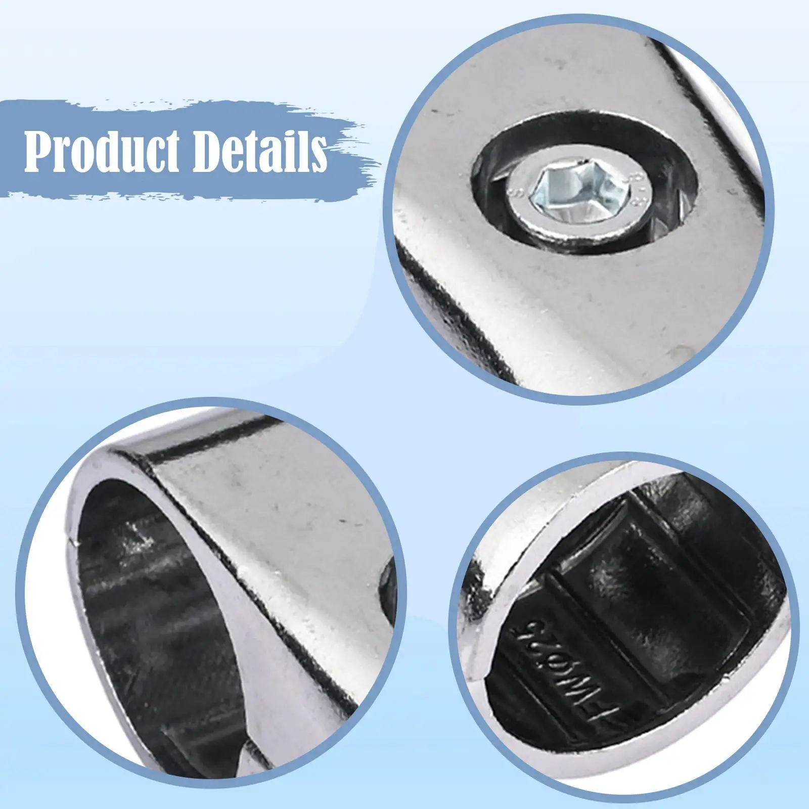 Silver T Pipe Coupling Connector Two Way Joint Sturdy Pump Quick Connector for Retail Warehouse